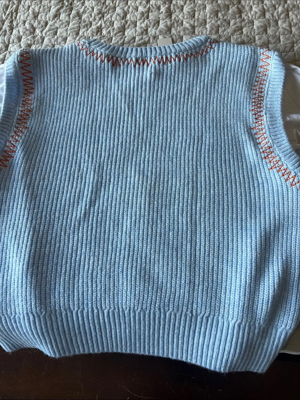 NWOT - Anthropologie Pilcro Twofer Zig-Zag Sweater Vest
